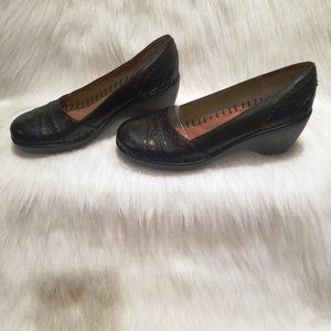 Easy Spirit Black Leather Pump Nurse Shoes
